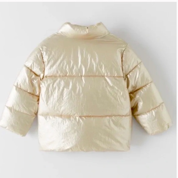 Zara, 2-3 years, gold metallic jacket kids - Picture 2 of 2